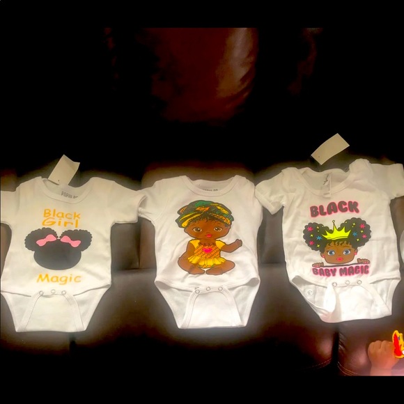 Black girl magic onesie shirts - Picture 2 of 2